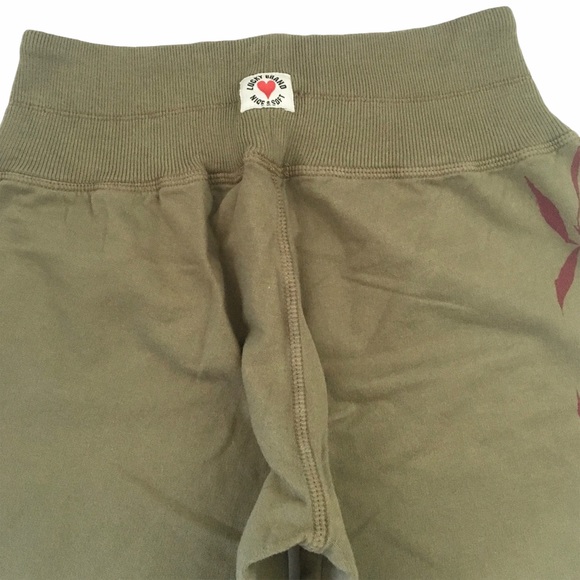Rare: Lucky Brand ꕥ Zen Bamboo Tattoo Sweatpant ꕥ - Picture 10 of 14